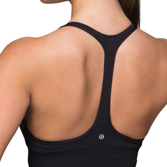 Lululemon Cool To Street Bra Black Zip Front Women’s Size 6 W2A57S - Picture 2 of 9